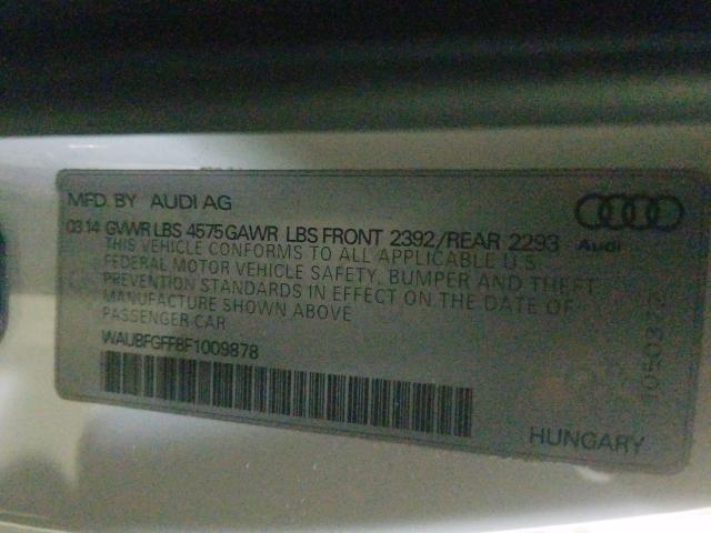 2015 AUDI S3 PREMIUM WAUBFGFF8F1009878