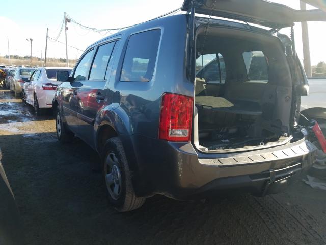 2013 HONDA PILOT LX 5FNYF4H23DB070002