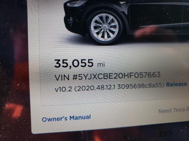 2017 TESLA MODEL X 5YJXCBE20HF057663