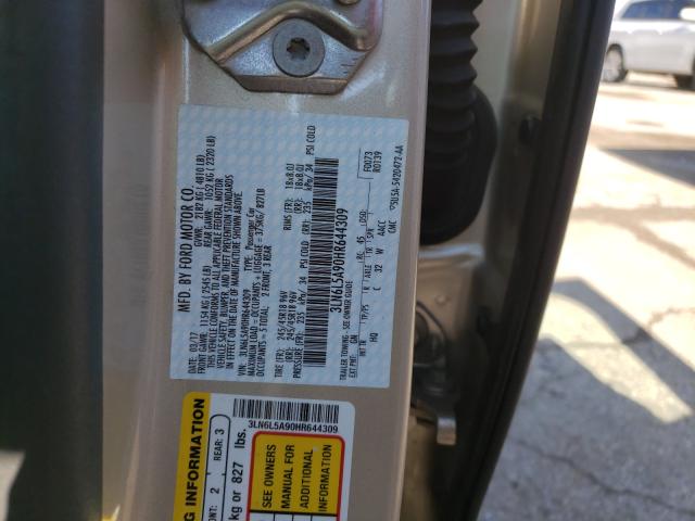 2017 LINCOLN MKZ PREMIE 3LN6L5A90HR644309
