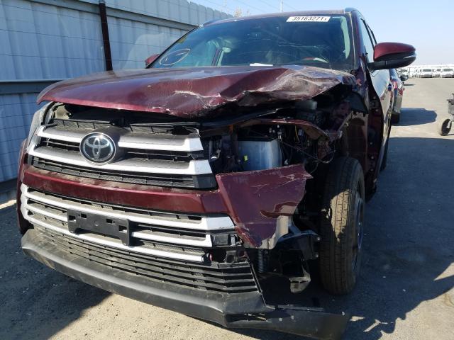 2019 TOYOTA HIGHLANDER - 5TDJZRFH0KS981345