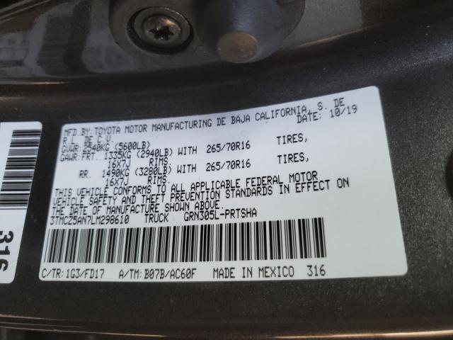 2020 TOYOTA TACOMA DOU 3TMCZ5AN7LM298610