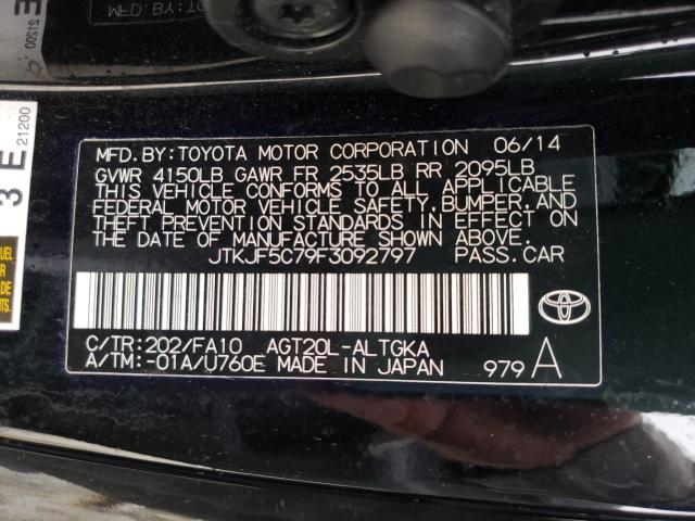 2015 TOYOTA SCION TC JTKJF5C79F3092797