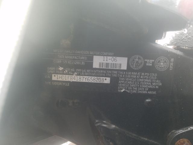 2007 HARLEY-DAVIDSON FLHRCI 1HD1FR4187Y658203