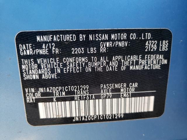 2012 NISSAN LEAF SV - JN1AZ0CP1CT021299