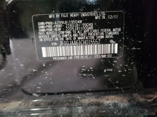 2012 SUBARU IMPREZA JF1GJAA61CH015557