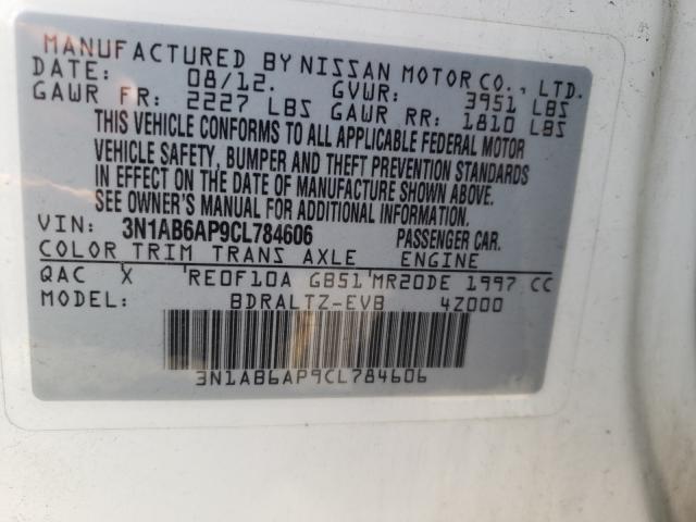 2012 NISSAN SENTRA 2.0 - 3N1AB6AP9CL784606