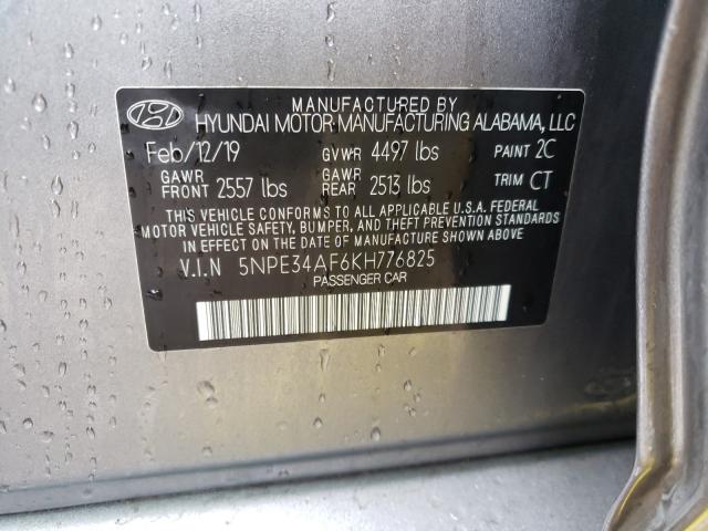 2019 HYUNDAI SONATA LIM 5NPE34AF6KH776825