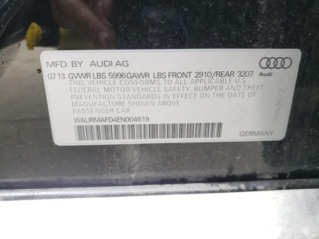 2014 AUDI A8 L TDI Q WAURMAFD4EN004619
