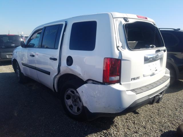 2013 HONDA PILOT LX 5FNYF3H22DB036210