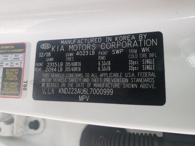 2020 KIA SOUL LX KNDJ23AU6L7000999