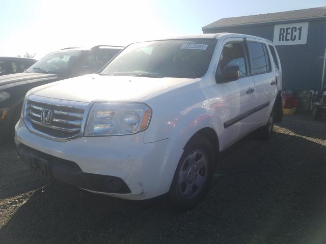 2013 HONDA PILOT LX 5FNYF3H22DB036210
