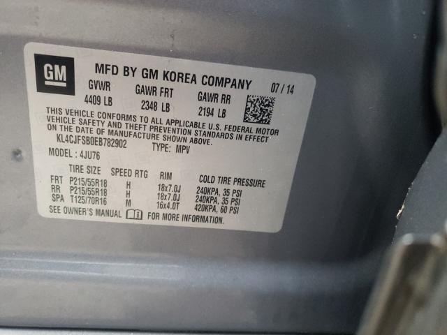 2014 BUICK ENCORE CON KL4CJFSB0EB782902