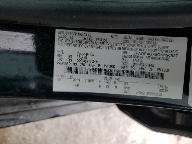2016 FORD FIESTA ST 3FADP4GX5GM190527