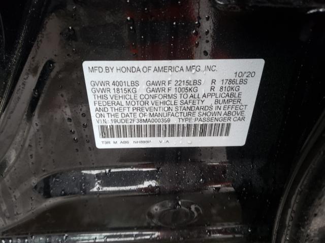 2021 ACURA ILX 19UDE2F38MA000359