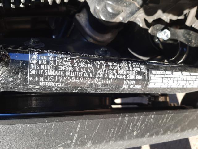 2016 SUZUKI VZ1500 JS1VY55A9G2100040