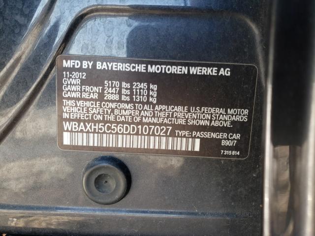 2013 BMW 528 XI WBAXH5C56DD107027