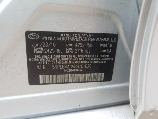 2011 HYUNDAI SONATA GLS 5NPEB4AC9BH101026
