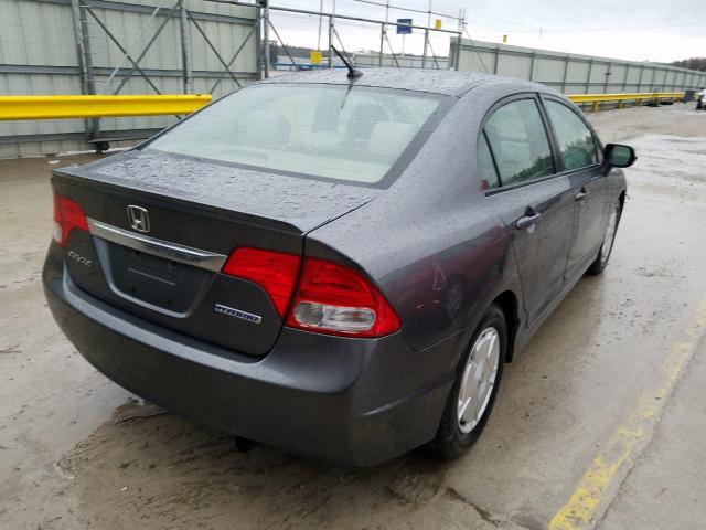 2010 HONDA CIVIC HYBR JHMFA3F20AS006239