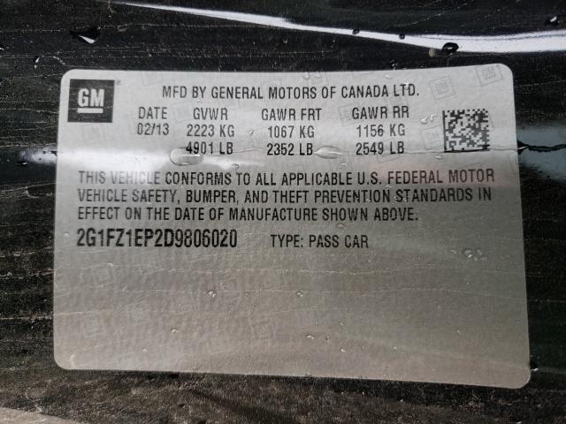 2013 CHEVROLET CAMARO ZL1 2G1FZ1EP2D9806020