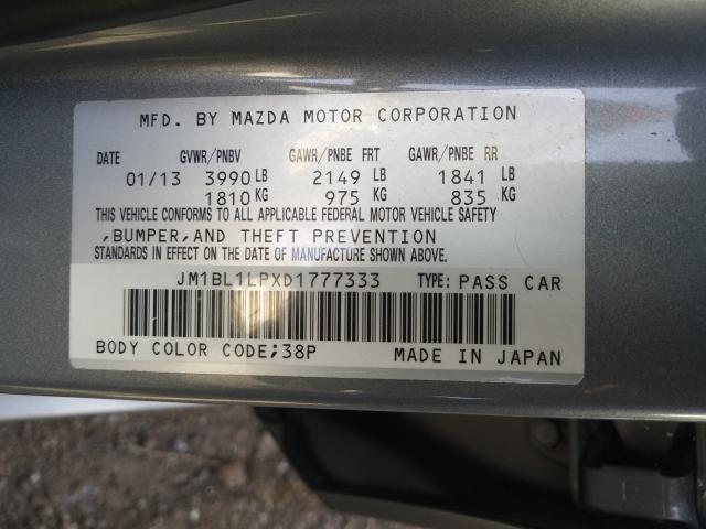 2013 MAZDA 3 I - JM1BL1LPXD1777333