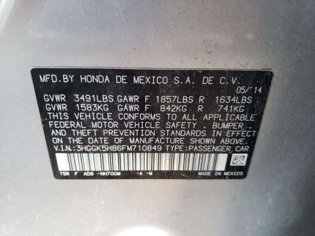 2015 HONDA FIT EX 3HGGK5H86FM710849
