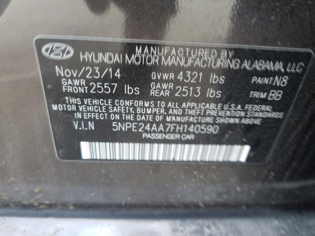 2015 HYUNDAI SONATA ECO 5NPE24AA7FH140590