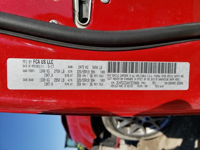 2017 DODGE JOURNEY GT 3C4PDCEGXHT670809
