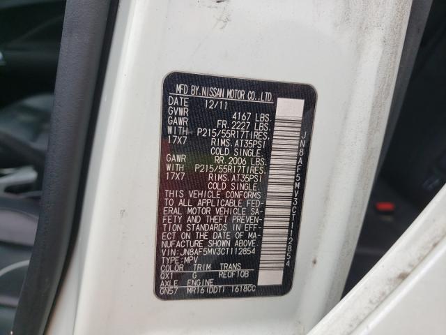 2012 NISSAN JUKE S JN8AF5MV3CT112854