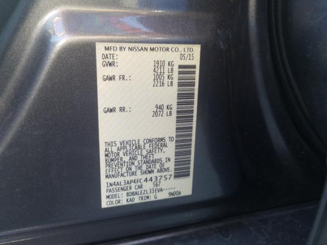 2015 NISSAN ALTIMA 2.5 - 1N4AL3AP4FC443757