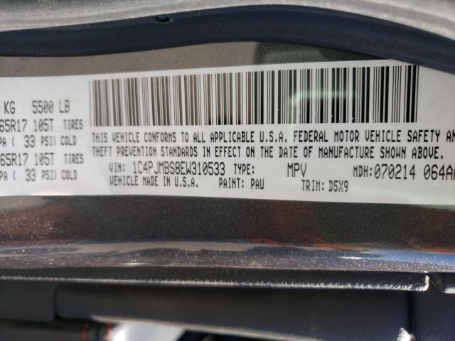 2014 JEEP CHEROKEE T 1C4PJMBS8EW310533