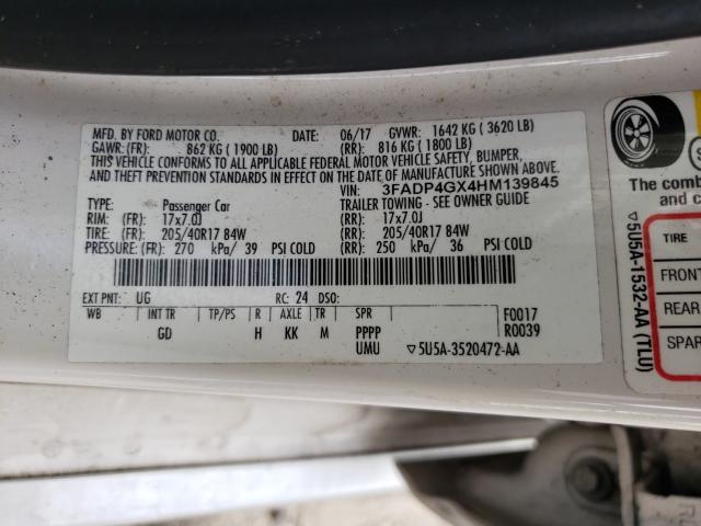 2017 FORD FIESTA ST 3FADP4GX4HM139845