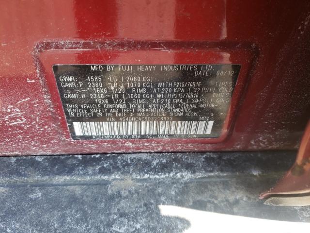 2013 SUBARU OUTBACK 2. 4S4BRCAC9D3218933