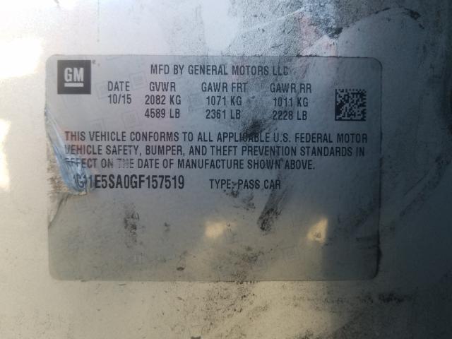 2016 CHEVROLET MALIBU LIM 1G11E5SA0GF157519