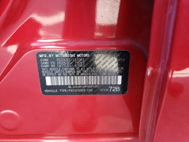 2015 MITSUBISHI MIRAGE DE ML32A3HJXFH045982