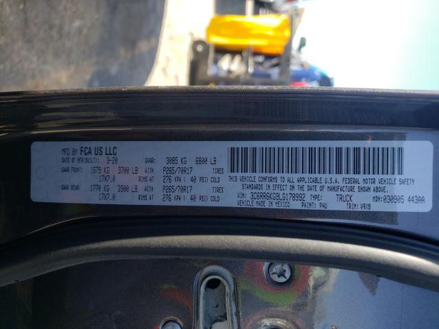 2020 RAM 1500 CLASS - 3C6RR6KG9LG178992