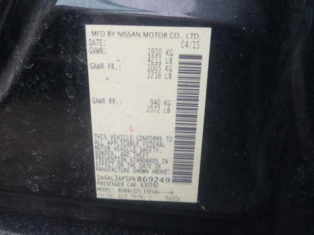 2015 NISSAN ALTIMA 2.5 1N4AL3AP5FN869249