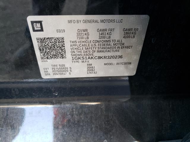 2019 GMC YUKON SLE - 1GKS1AKC8KR320236
