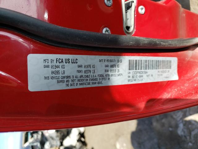 2016 DODGE DART SXT S 1C3CDFFA8GD819804