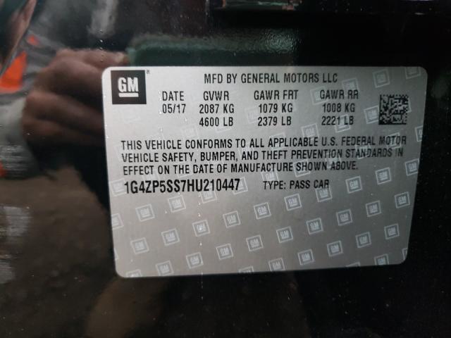 2017 BUICK LACROSSE E 1G4ZP5SS7HU210447