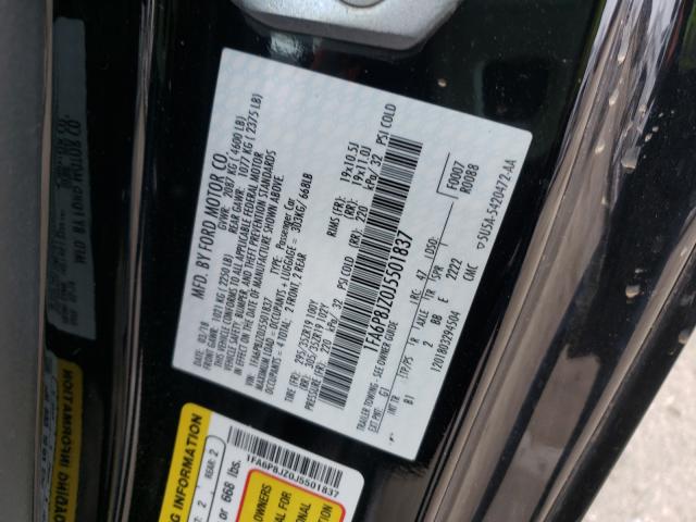2018 FORD MUSTANG SH 1FA6P8JZ0J5501837