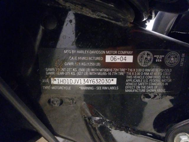 2004 HARLEY-DAVIDSON FLHT CLASS 1HD1DJV134Y632030