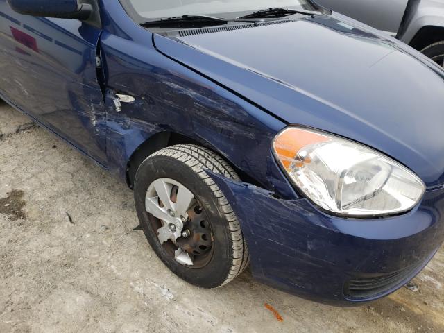 2010 HYUNDAI ACCENT BLU KMHCM3AC2AU165159