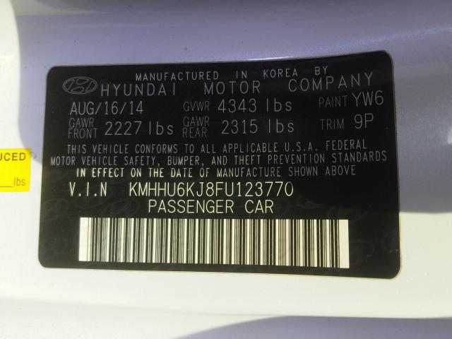 2015 HYUNDAI GENESIS CO - KMHHU6KJ8FU123770