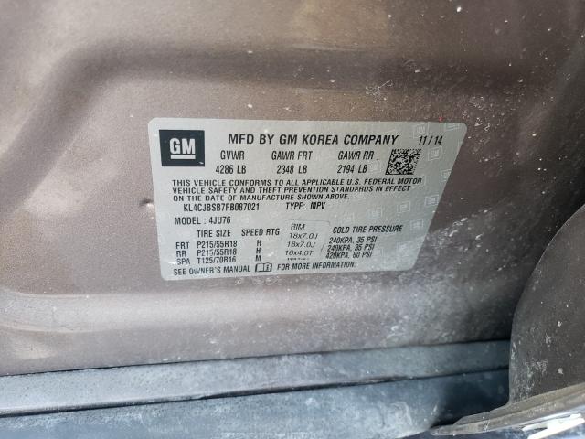 2015 BUICK ENCORE CON KL4CJBSB7FB087021