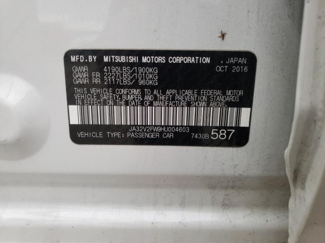 2017 MITSUBISHI LANCER ES JA32V2FW9HU004603