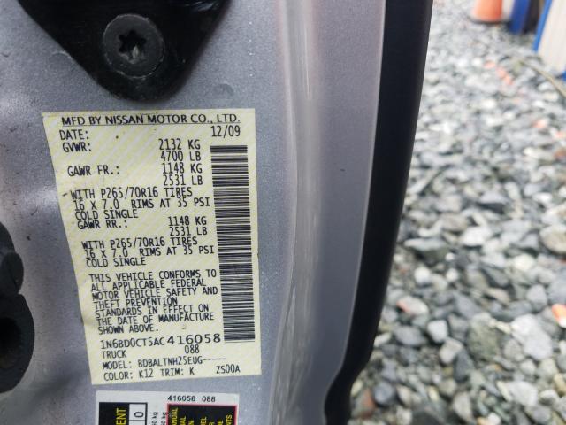2010 NISSAN FRONTIER K 1N6BD0CT5AC416058