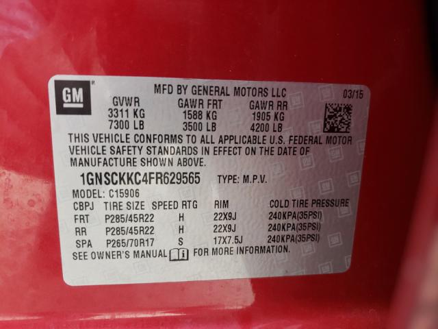 2015 CHEVROLET SUBURBAN C 1GNSCKKC4FR629565