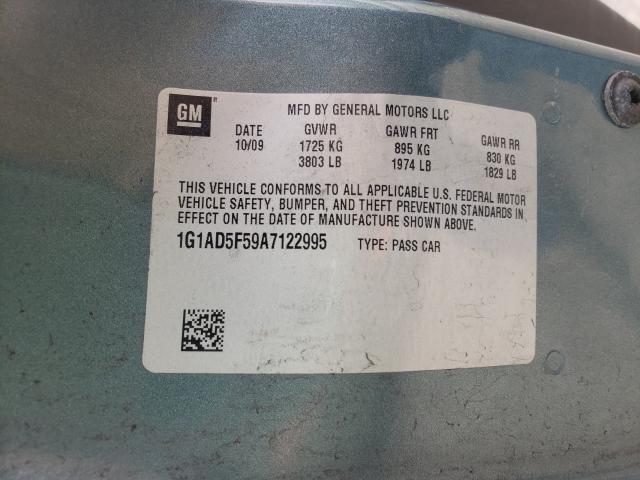 2010 CHEVROLET COBALT 1LT 1G1AD5F59A7122995