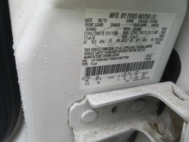 2011 FORD F450 SUPER 1FT8W4DT5BEA87798